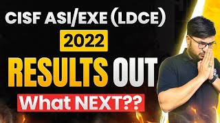 CISF ASI LDCE 2022 Written Result Out I PETMST Dates Out [upl. by Pollock874]