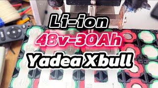 Pin Liion 21700 Hệ 13s6p 48vol30Ah kèm bms Kết Nối Bluetooth Cho Xe Điện [upl. by Anatolio]