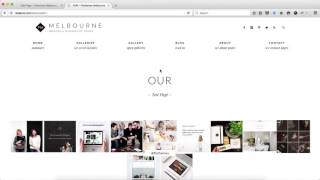 Flothemes  Melbourne  Blog and Gallery Pages [upl. by Dalton670]