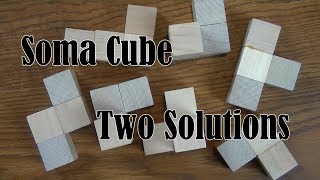 Soma Cube Two Solutions [upl. by Anival]