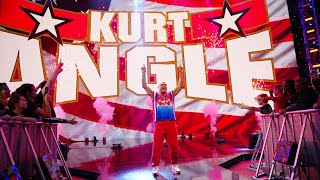 Kurt Angle Hometown Entrance WWE SmackDown Dec 9 2022 [upl. by Aurita]