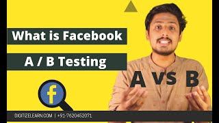 What is AB Testing in Facebook Ads  Digitize Learn  Hindi [upl. by Kucik]