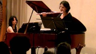 Heller 3 pieces for flute Barbara Rosnitschek and piano Claudia Schott Heidelberg [upl. by Lienahs]