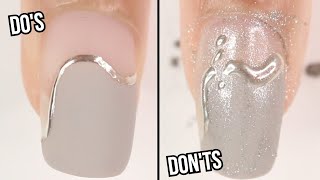 NAIL TRANSFORMATION  how I CUT CUTICLES at HOME  Basic Tools ONLY [upl. by Julio332]