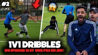 Qui est le meilleur DRIBBLEUR 2 avec 3 joueurs PROS  iPhone 15 et PS5 à gagner [upl. by Eart]