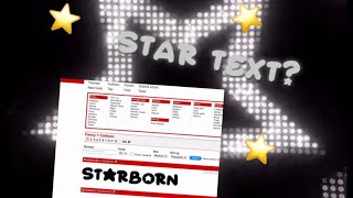 ⭐️how to get star text in capcut⭐️ [upl. by Emyam]