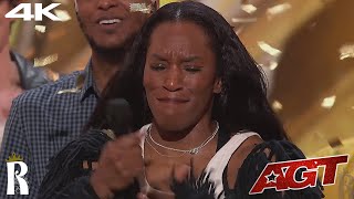 Liv Warfield Audition Golden Buzzer  Boombayah  Week 2  Americas Got Talent 2024 [upl. by Yklam]