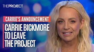 Carrie Bickmore  Carrie Bickmore Announces She Will Leave The Project [upl. by Latona]