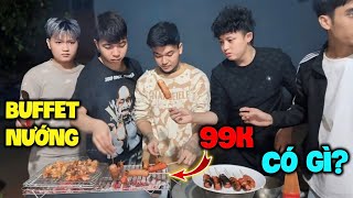 DUY BIN Thử Thách Đồ Nướng Buffet 99k Tại Nhà  Tiệc Nướng Đón Không Khí Lạnh [upl. by Box]