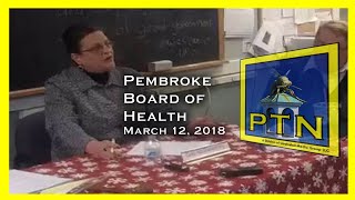 Pembroke Board of Health  reviews a complaint filed against board member Gail McSweeney [upl. by Layap]