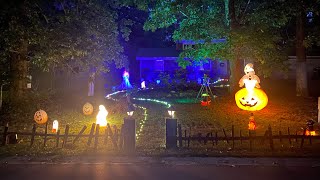 Halloween display setup part 1 Halleck creek manor [upl. by Jr863]