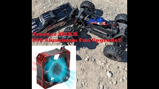 Traxxas MAXX VXL4s ESC Aluminum Fan Upgrade  Cheap amp Fast [upl. by Shute]