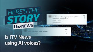 Is ITV News using AI voices  ITV News [upl. by Faythe]