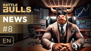 Battle Bulls News 8 — Whales Buying BTC Crypto Enters Football Real Estate Tokenization [upl. by Lishe]