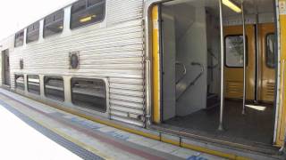 CityRail R26 train Arriving and Leaving Holsworthy Station to East Hills [upl. by Ahsinyd]