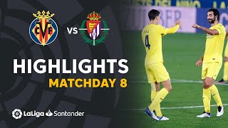 Highlights Villarreal CF vs Real Valladolid 20 [upl. by Gosselin591]