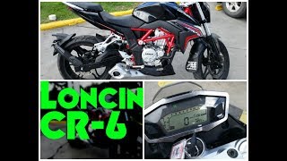 LONCIN CR6 ReviewITALIKA VORTX 300 2017 RD [upl. by Atirat]