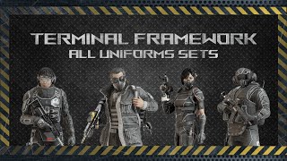 All Terminal Framework Uniform Sets  Rainbow Six Siege [upl. by O'Neill]