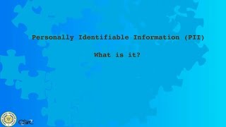 Cyber Awareness  Personally Identifiable Information PII  What is it [upl. by Naves648]