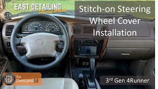 3rd Gen 4Runner Stitchon Steering Wheel Cover Installation [upl. by Plume]