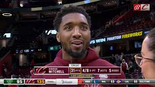 Donovan Mitchell following the Cavaliers domination of the Bucks 13595 [upl. by Cerf483]