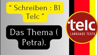 Schreiben B1 Telc   Petra [upl. by Nerro]