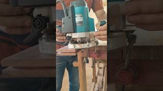 Tupia Makita M3600B com fresa serrinha whatsappstatus woodworking diy [upl. by Netsryk]