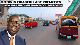 AMAZING new roads from BDPA Estate to ADOLOR Road  Benin City  Edo State [upl. by Nyrrek]