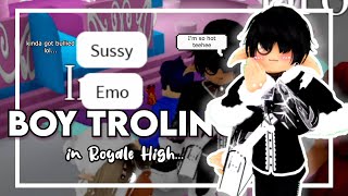 Boy Trolling in Royale High PART 7  Roblox funny  weird moments [upl. by Field815]