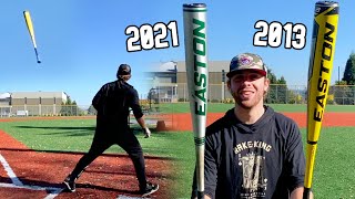 2013 Easton XL3 vs 2021 Easton B5  Old vs New BBCOR Baseball Bat Showdown [upl. by Backler]