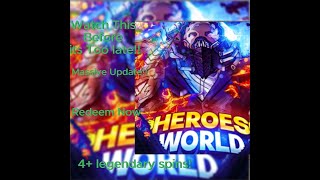 My hero mania just got a massive update Here are the codes [upl. by Konstance]