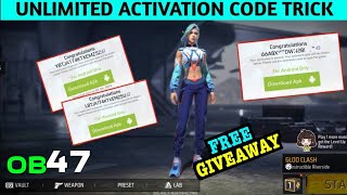 Advance Server Activation Code Giveaway  Ob47 Advance Server Activation Code Kaise Banaye [upl. by Bethany]