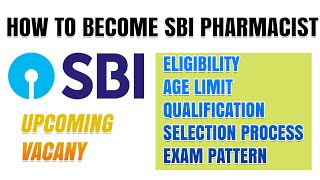 How to become SBI Pharmacist II Upcoming Vacancy II Pharma job alert [upl. by Aisena]