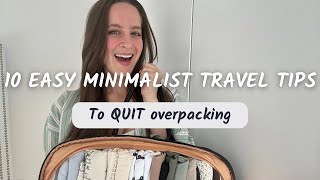 Learn to pack like a PRO with these 10 EASY travel packing tips [upl. by Enirehtakyram]