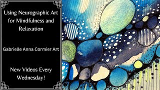 How to Create Abstract Art Using Watercolors  Intuitive Neurographic Art [upl. by Fanechka724]