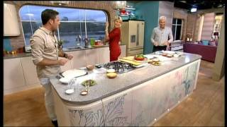 More shenanigans with Gino DAcampo on This Morning  4th Oct 2011 [upl. by Brear872]