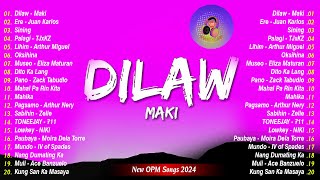 Dilaw  Maki Palagi  TJ Monterde 💗 Best OPM Tagalog Love Songs With Lyrics💗New OPM Songs 2024 [upl. by Kciredec283]