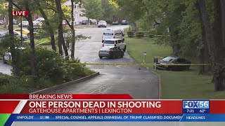 1 dead near Gatehouse Apartments after overnight shooting in Lexington [upl. by Nadaba794]