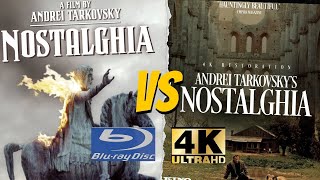 THE 4K of The Year NOSTALGHIA 1983 4K Ultra HD vs Bluray Comparison from kinolorber [upl. by Dickenson713]