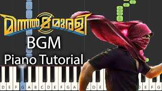 MINNAL MURALI BGM Piano Tutorial  MIDI  Official Teaser BGM [upl. by Hacissej416]