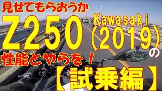 Z250 試乗レビュー【試乗編】見せてもらおうかKawasaki Z2502019の性能とやらを！ インプレtest ride カワサキ [upl. by Michon]