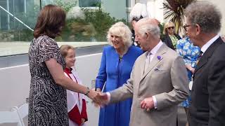 Alderney Delegation meets King Charles and Queen Camilla during the Royal Visit to Guernsey [upl. by Nybbor]