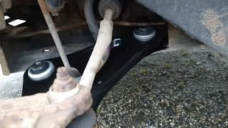 replacing a wishbone control arm Citroen picasso [upl. by Aehsel]