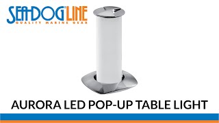 Aurora LED PopUp Table Light by Osculati brought to you by SeaDog Line [upl. by Aciretehs]