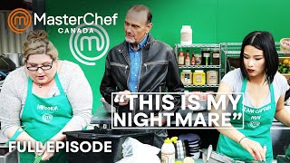 Bikers Burger Nightmare in MasterChef Canada  S04 E05  Full Episode  MasterChef World [upl. by Odrarej]