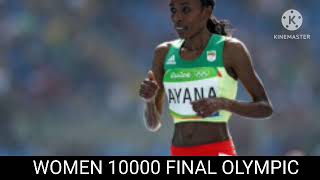 women 10000m Olympic final  10000m Olympic latest update [upl. by Anigal]