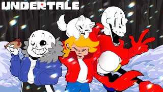 The Skeleton Bros of Snowdin Undertale EP 2 [upl. by Nnylyt767]