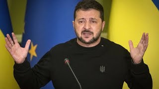 quotLa guerre est difficile mais pas dans une impassequot affirme le président ukrainien Zelensky [upl. by Oicangi453]