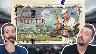 CRAZY HOT BOX 2023 Topps Allen amp Ginter Hobby Box Break Wembanyama Pull [upl. by Daffy]