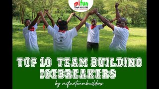 Top 10 Team Building Ice breakers  Break monotony for your team with these [upl. by Sacttler]